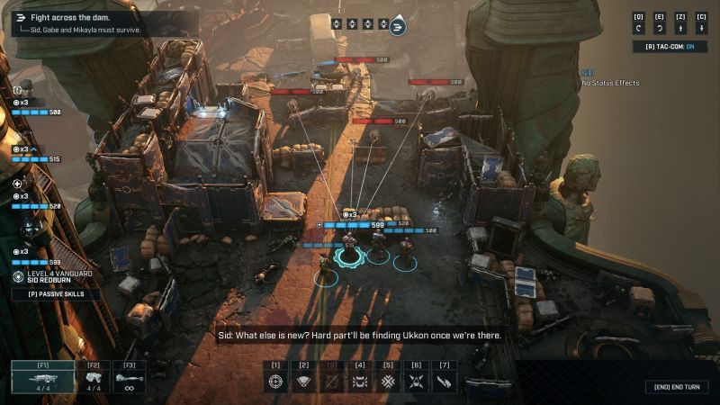 Gears Tactics - wróg na pozycjach