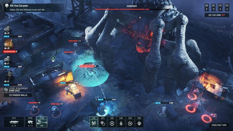 Gears Tactics - starcie z Corpserem