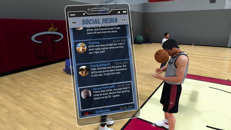 NBA 2K20 - social media