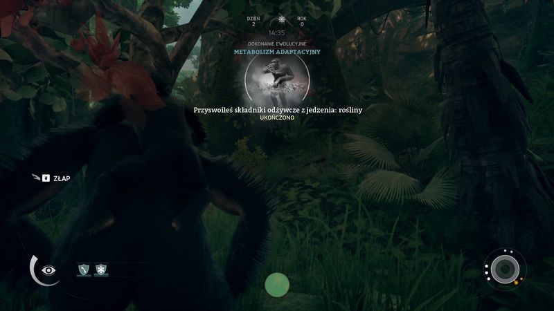 Ancestors: The Humankind Odyssey - metabolizm adaptacyjny