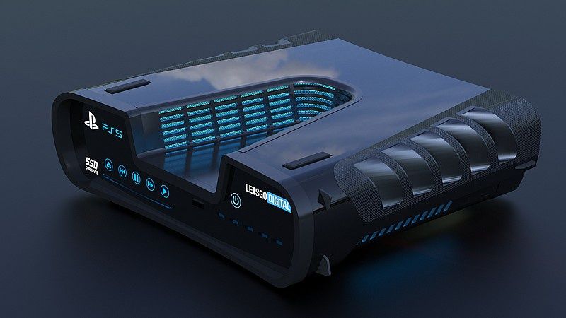 Render wersji deweloperskiej PS5