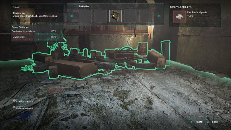Chernobylite - budowanie bazy