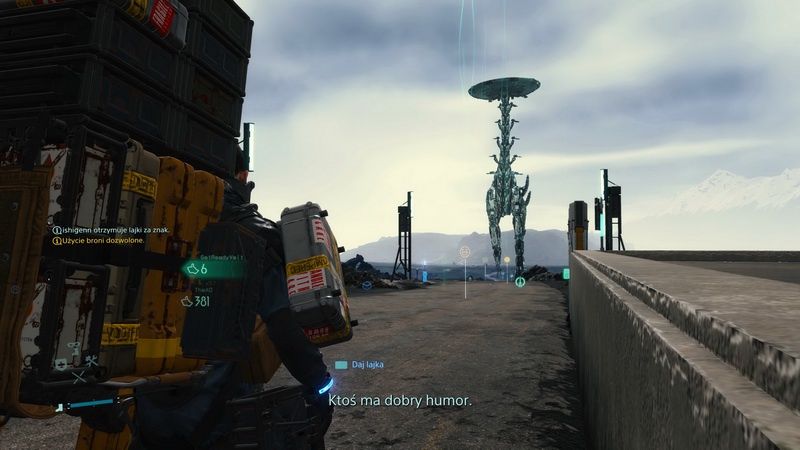 Death Stranding - humor dopisuje