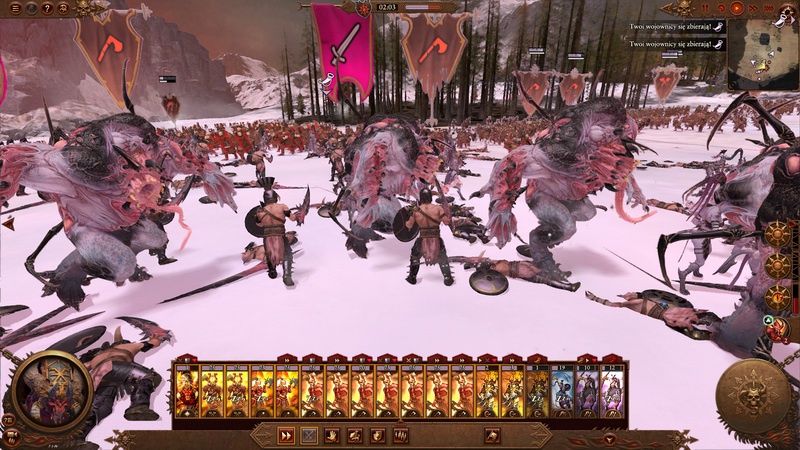 Total War: Warhammer III - zbliżenie na pole walki