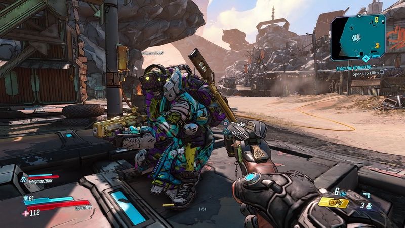 Borderlands 3 - FL4K, podczas gry kooperacyjnej