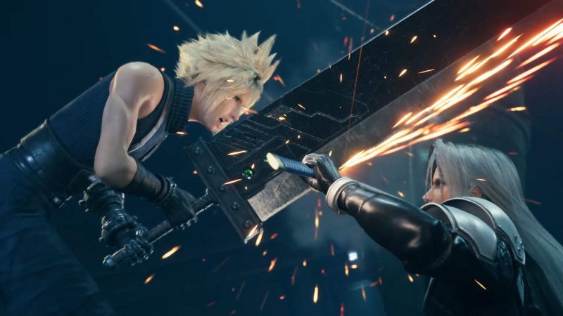 Final Fantasy VII Remake - starcie bohaterów