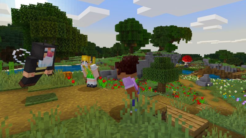Minecraft - kanciaste postacie