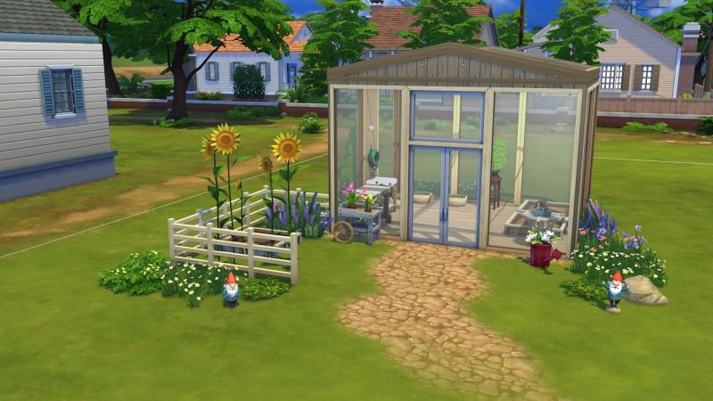 The Sims 5 - przydomowa szklarnia z The Sims 4