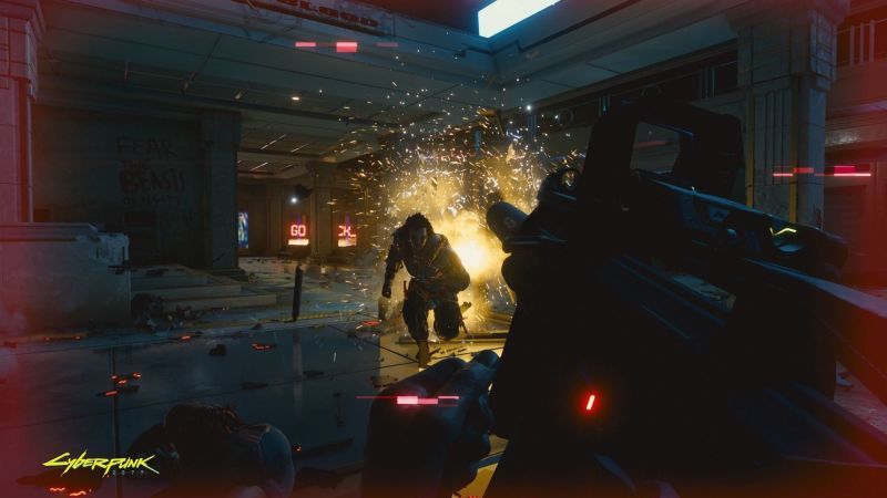 Cyberpunk 2077 - walka