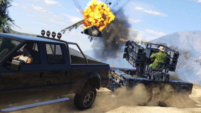 GTA Online - broń cieżka