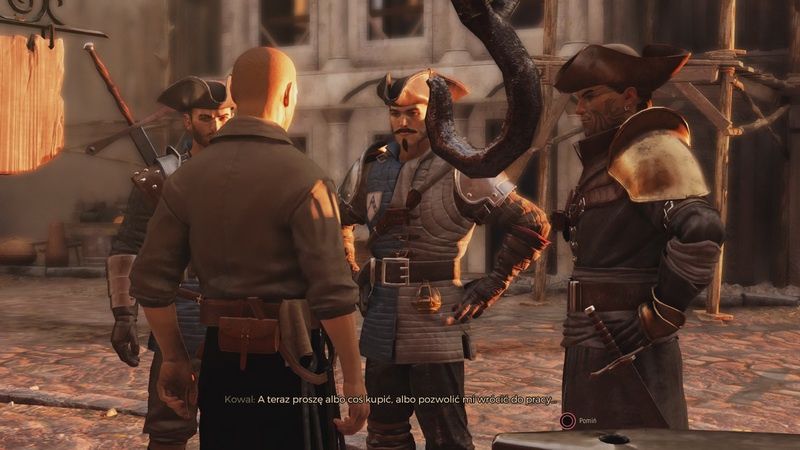 GreedFall - rozmowa z kupcem