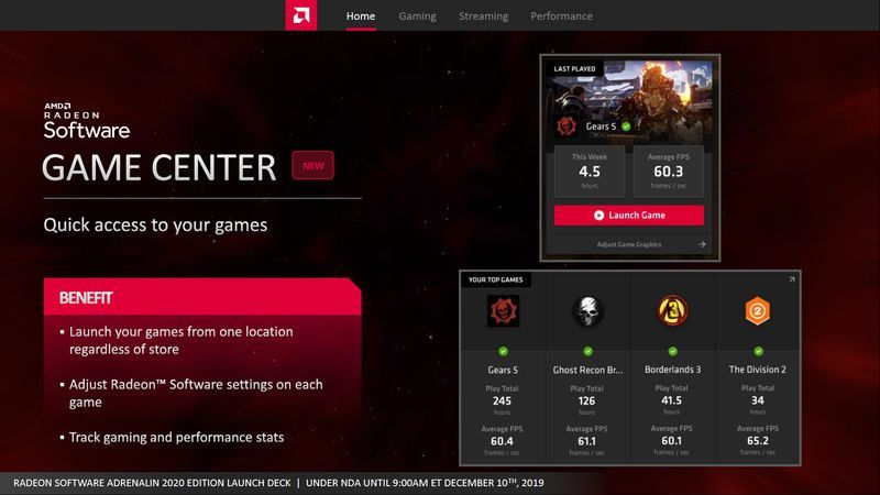 AMD Radeon Software Adrenalin 2020 Edition