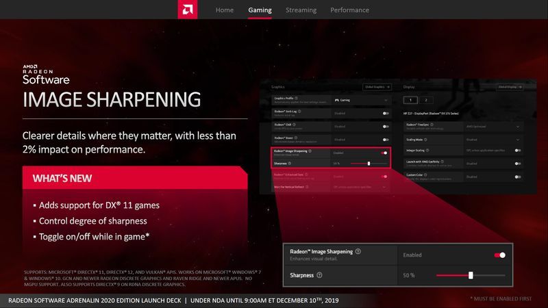 AMD Radeon Software Adrenalin 2020 Edition
