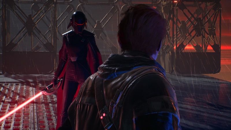 Star Wars Jedi: Fallen Order - walka z jedną z Inkwizytorką