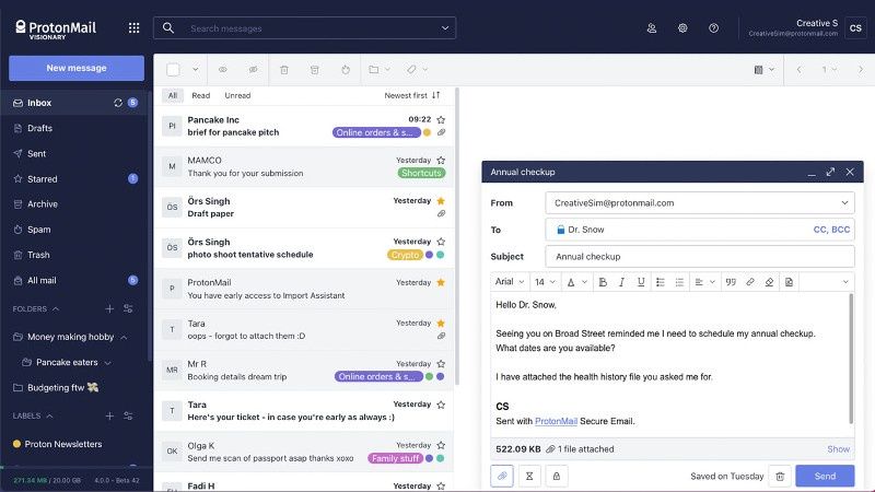 poczta ProtonMail