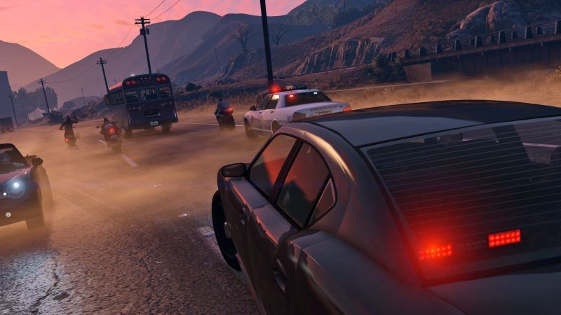 GTA Online - pościg