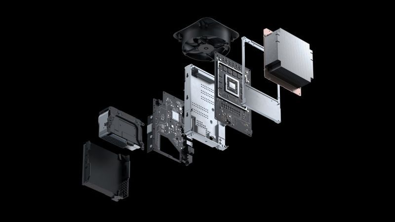 PS5 kontra Xbox Series X - rozłożony Xbox Series X
