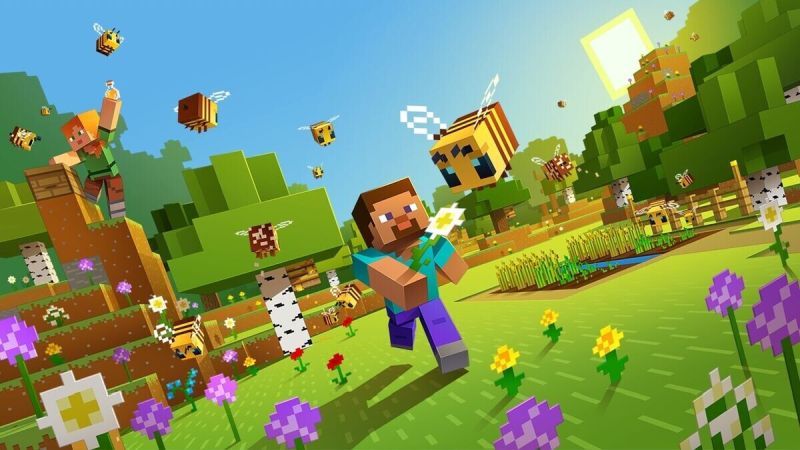 Minecraft i pszczoły