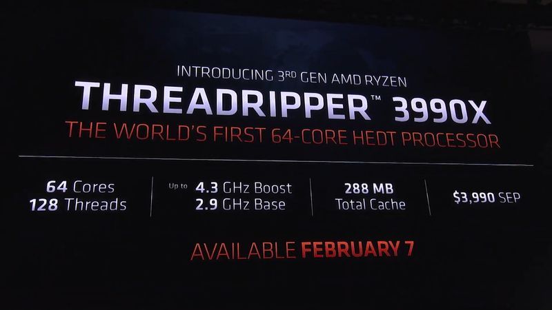 AMD Ryzen Threadripper 3990X