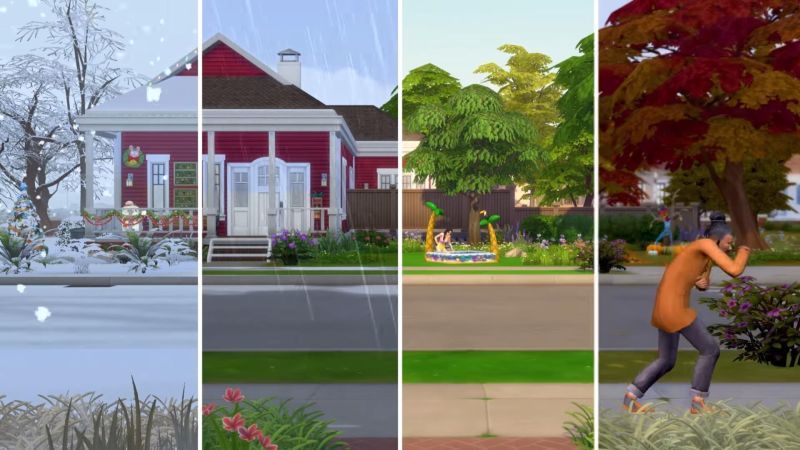 Najlepsze dodatki do The Sims 4 - The Sims 4 Cztery Pory Roku