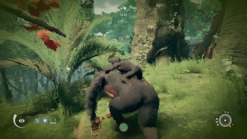 Ancestors: The Humankind Odyssey - efekt zatrucia przez Mambę zieloną