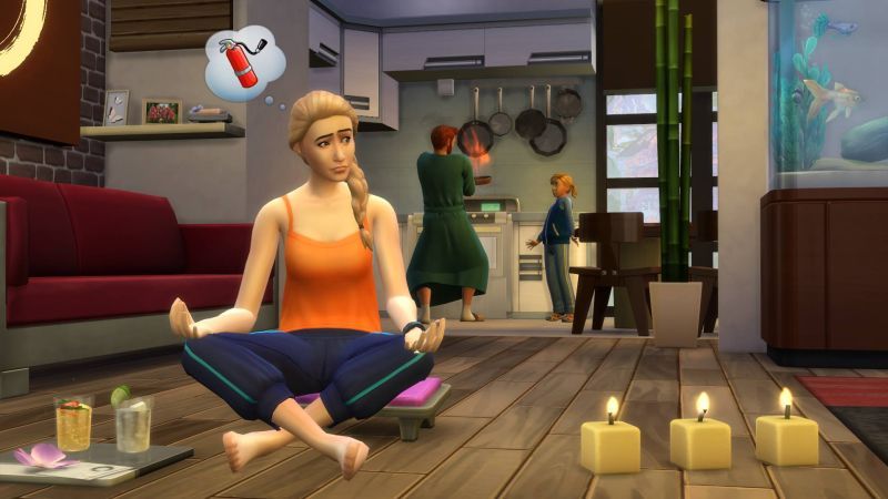 The Sims 5 - medytacja w The Sims 4