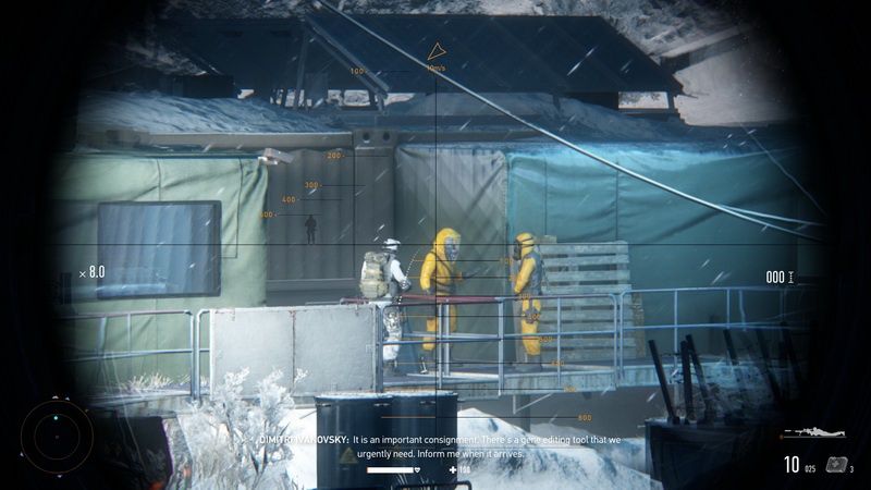 Sniper Ghost Warrior Contracts - cel w lunecie
