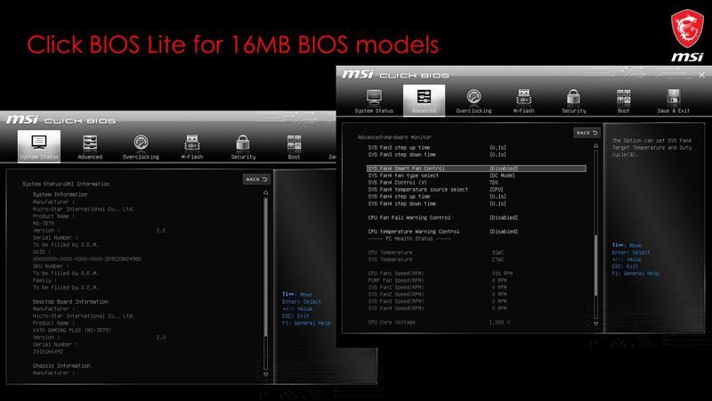 MSI - Click BIOS Lite