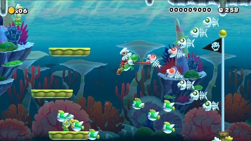 Super Mario Maker - screen z gry