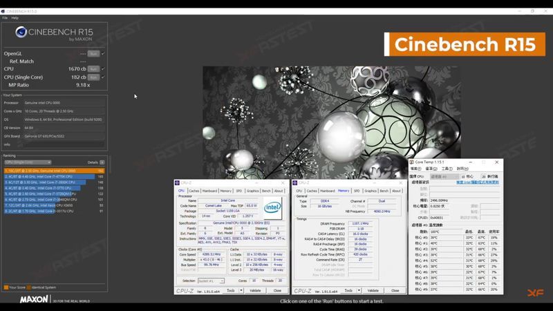 Intel Core i9-10900 - Cinebench R20