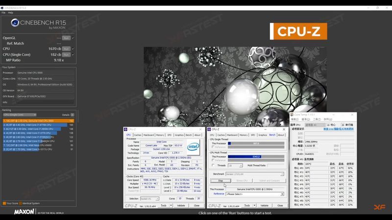 Intel Core i9-10900 - CPU-Z