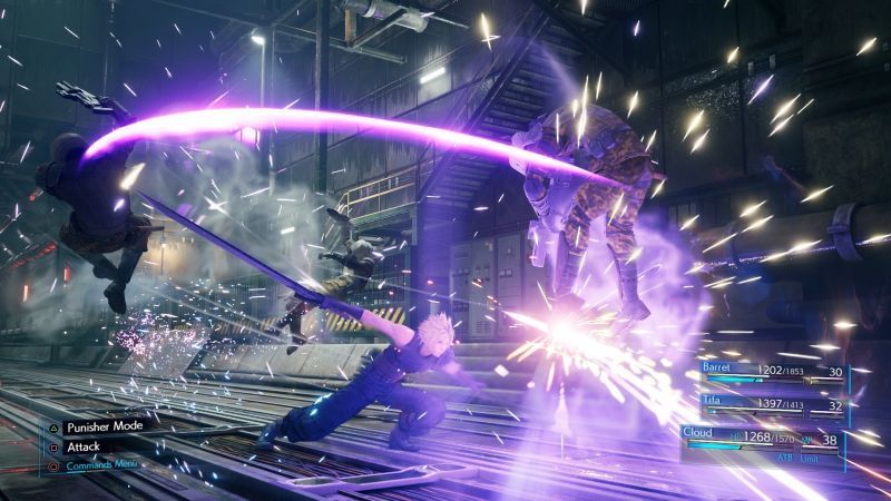Final Fantasy VII Remake - unowocześniona walka