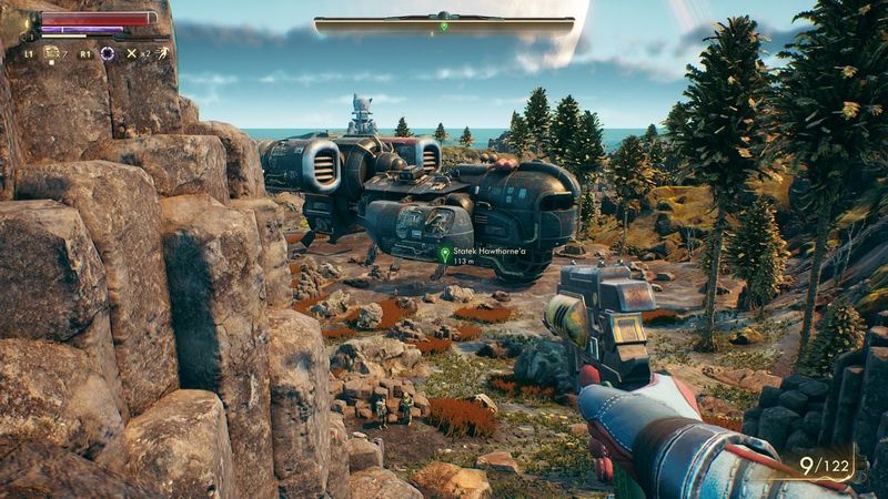The Outer Worlds - statek kosmiczny