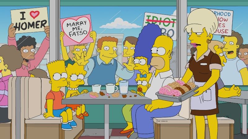 Simpsonowie i pączki