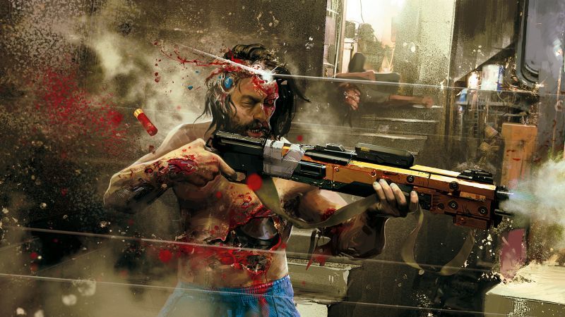 Cyberpunk 2077 - szkic koncepcyjny