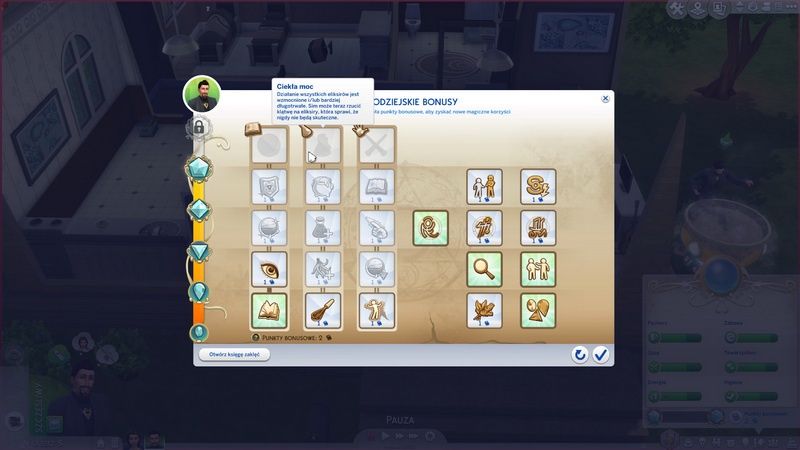 The Sims 4: Kraina magii - czarodziejskie bonusy