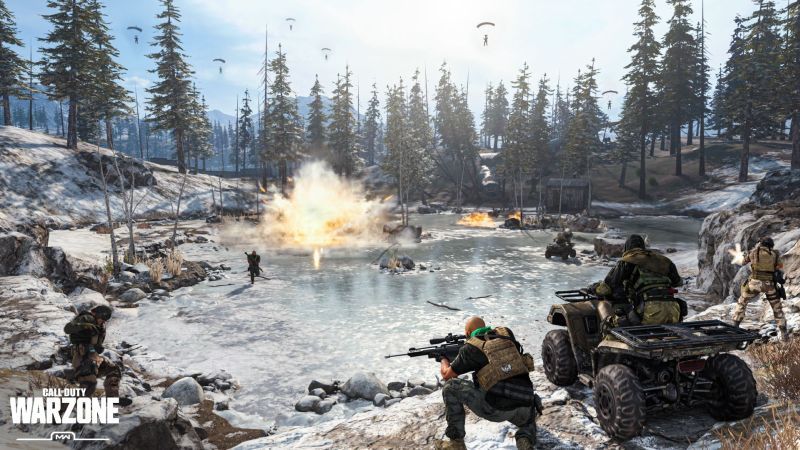 Call of Duty: Warzone - starcie w lesie