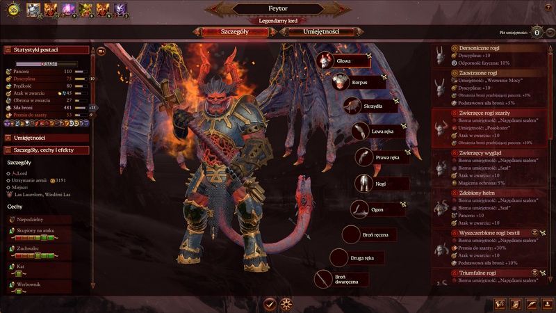Total War: Warhammer III - tworzenie własnego czampiona