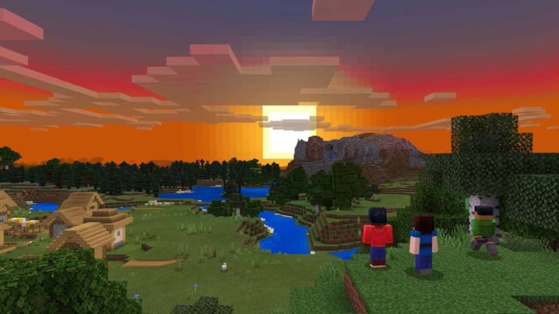 Minecraft - wioska