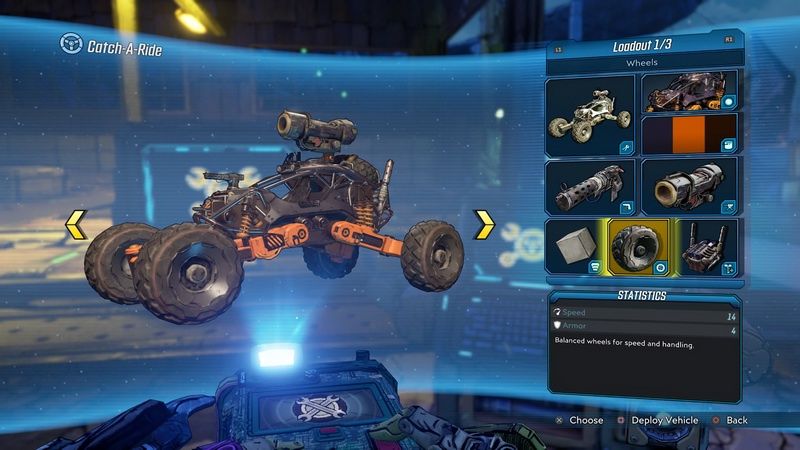 Borderlands 3 - modyfikowalne pojazdy