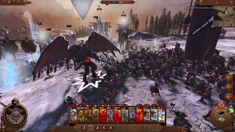 Total War: Warhammer III - czampion w akcji