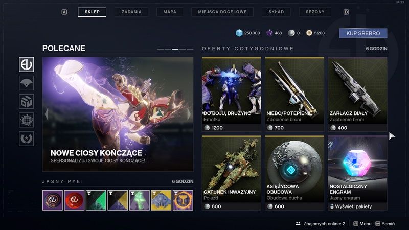Destiny 2: Twierdza Cieni - sklep