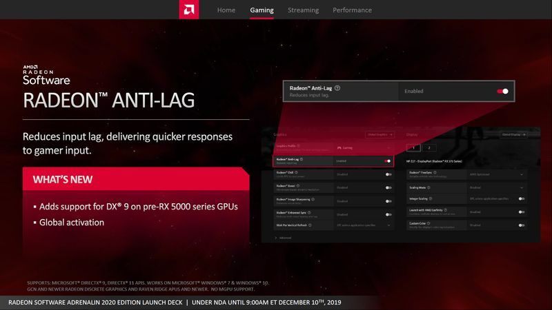 AMD Radeon Software Adrenalin 2020 Edition