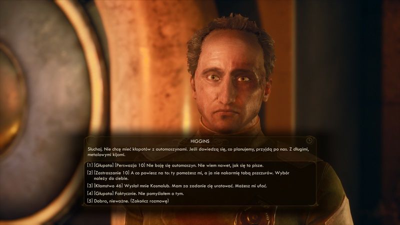 The Outer Worlds - opcje dialogowe
