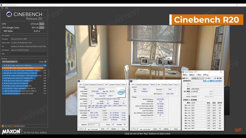 Intel Core i9-10900 - Cinebench R20