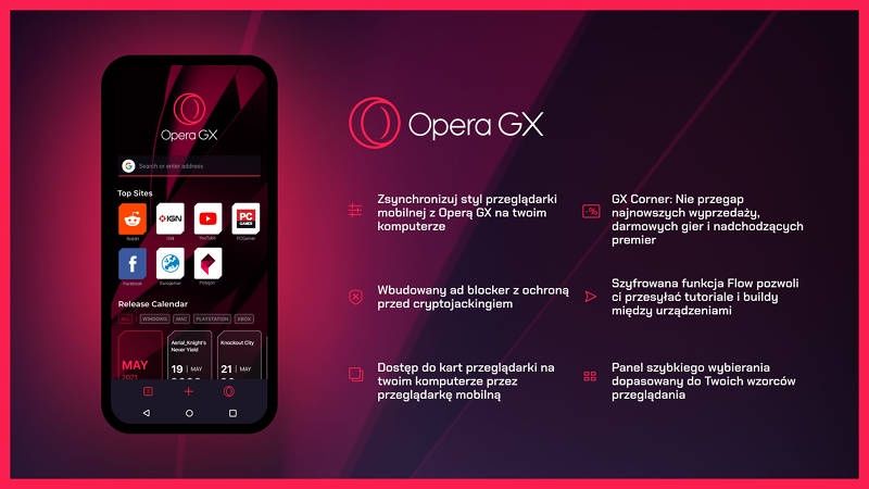 Opera GX Mobile info