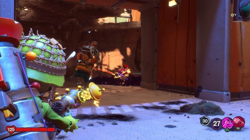 Plants vs Zombies: Bitwa o Neighborville - zombie żołnierz podczas walki
