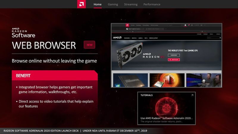 AMD Radeon Software Adrenalin 2020 Edition