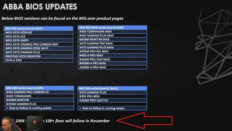 MSI - zapowiedź AGESA 1.0.0.4