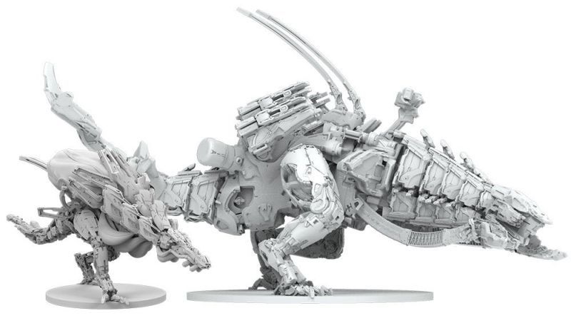 Gry planszwe z prądem - figurki z Horizon Zero Dawn Board Game